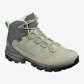 Salomon Női OUTward GTX W Túracipő Olivazöld